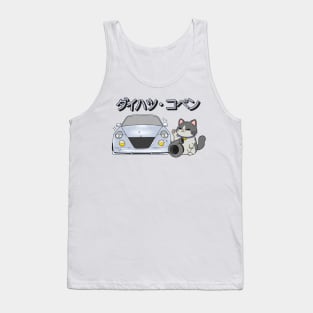 Silver Daihatsu Copen & Maneki-Neko Tank Top